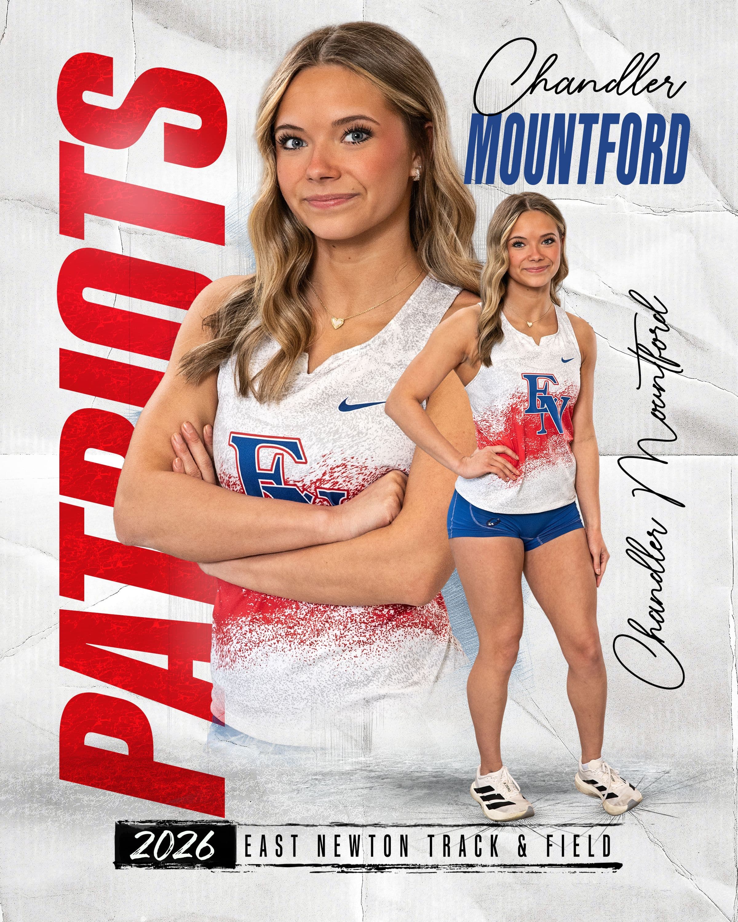 East Newton Patriots track & field composite — Chandler Mountford